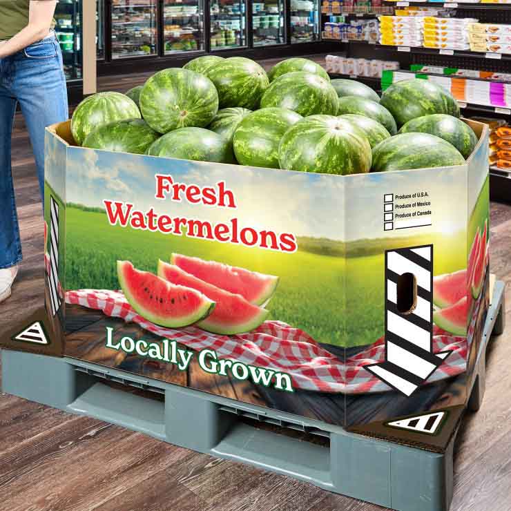 fruit and vegetable bulk bin