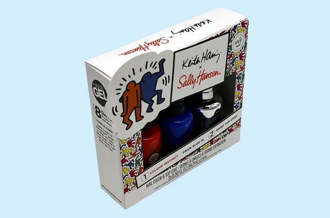 Coty Sally Hansen x Keith Haring packaging