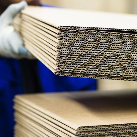 corrugated cardboard